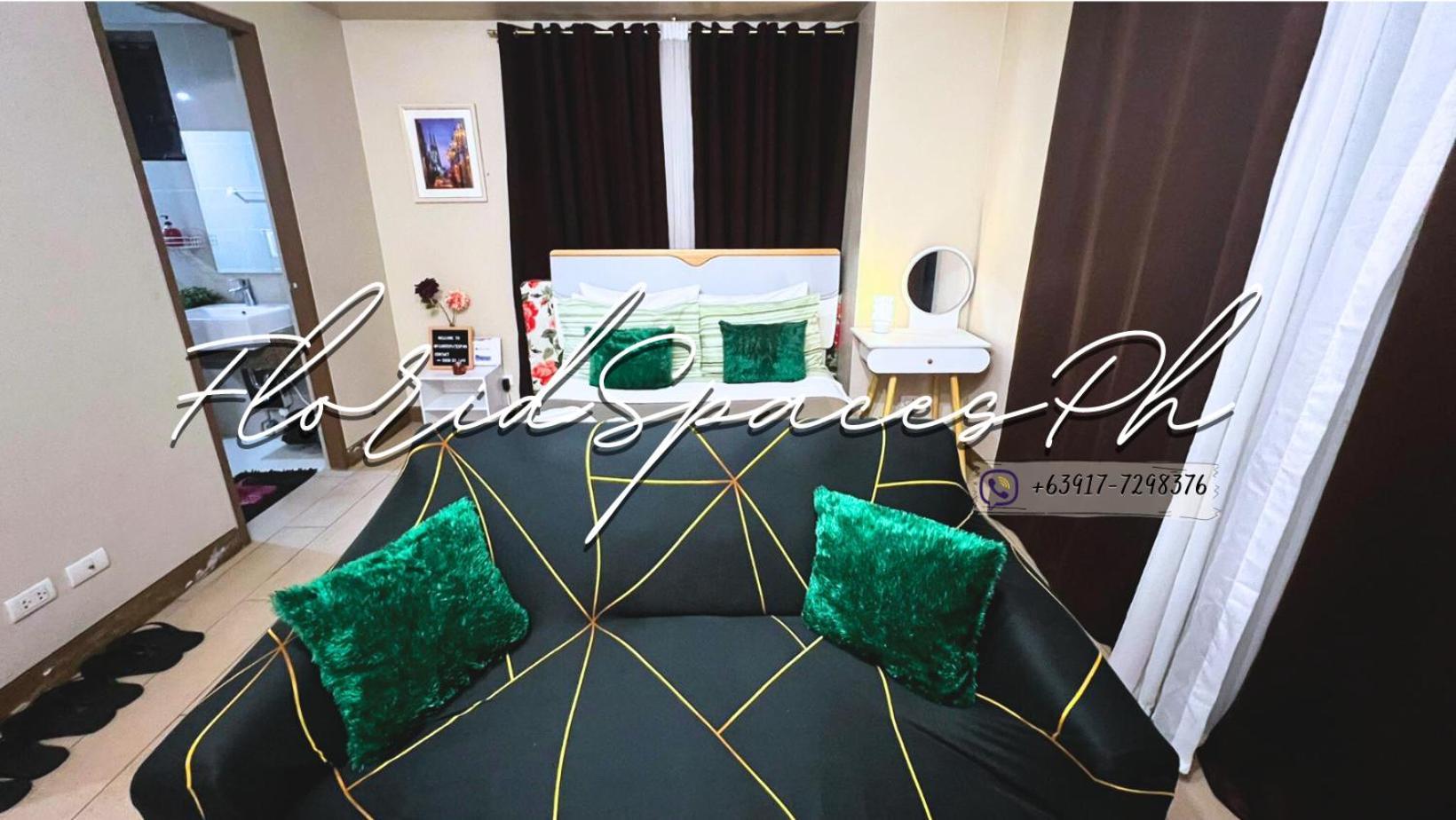 Two Palm Tree Villas Condominium - Studio 8Th Fl With Balcony - Across Terminal 3 Airport Pasay Kültér fotó